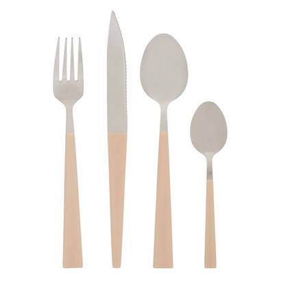 Besteckset "susan" edelstahl, beige