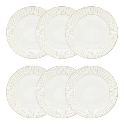 Set mit 6 desserttellern "camille" steingut, d.20,1 cm
