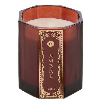 Runde duftkerze "lucien" amber, 265g
