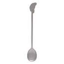 Set aus 4 Teel&ouml;ffeln "Fra" Edelstahl, Silber Silber