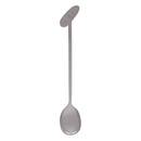Set aus 4 Teel&ouml;ffeln "Fra" Edelstahl, Silber Silber