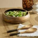 Set mit 2 Salatbestecken "Ava" Mango, Schwarz Schwarz