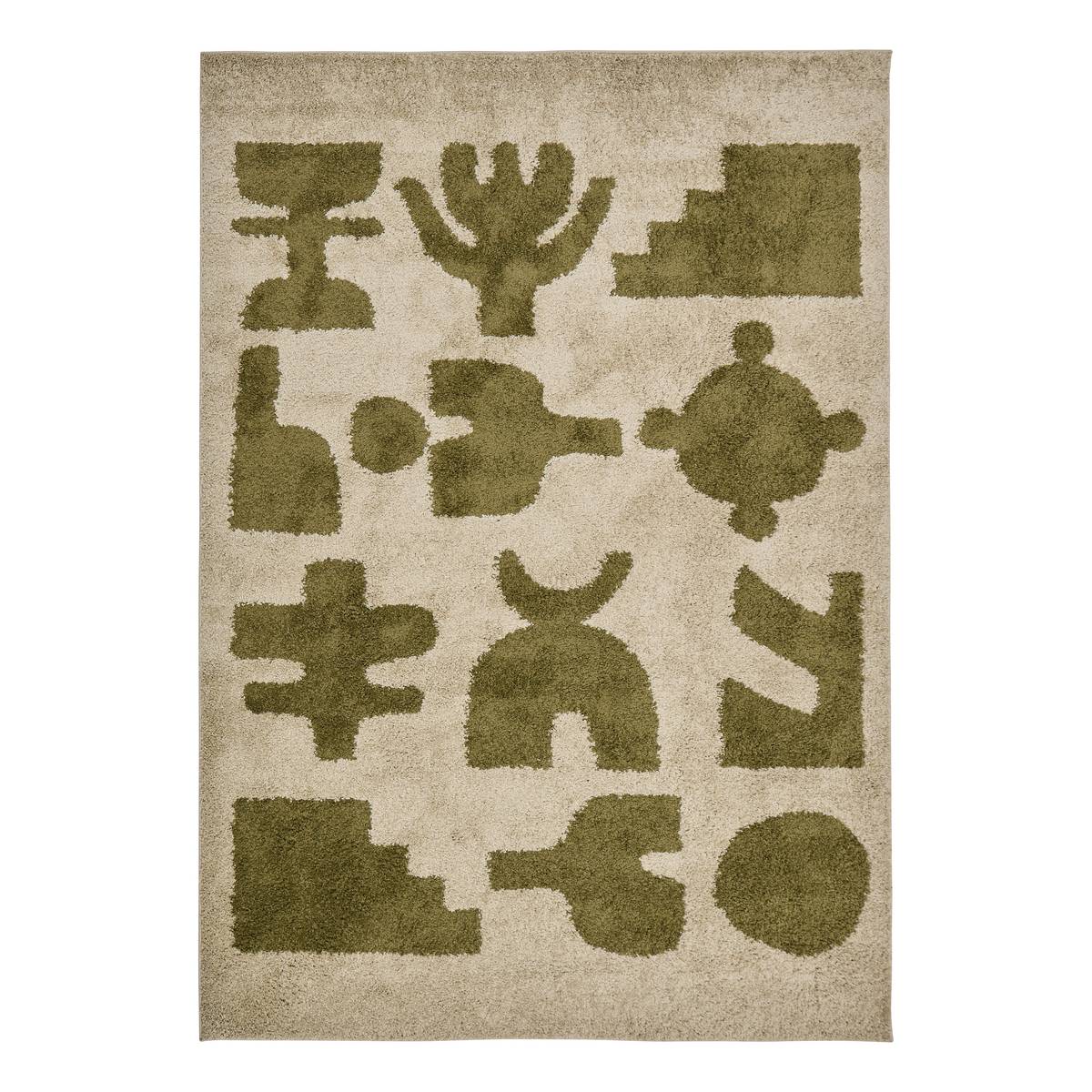 Teppich "Nyero" Khakigrün, 230x160 cm Khakigrün