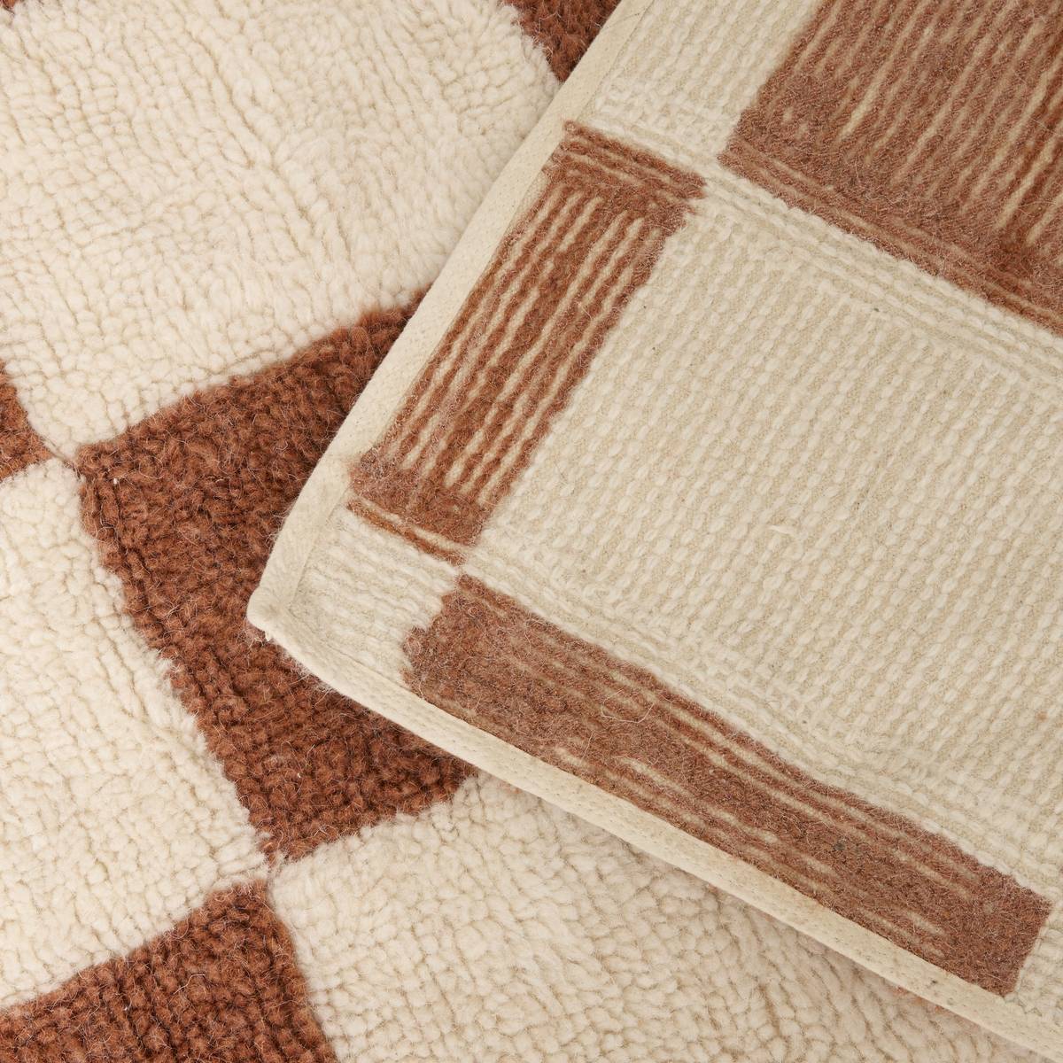 Teppich "Homy" Wolle, Braun, 230x160 cm Braun