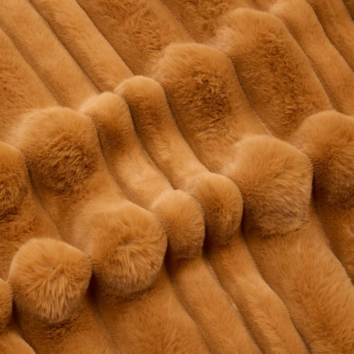 Kuscheldecke "Coti" Cognacbraun, 160x120 cm Cognacbraun
