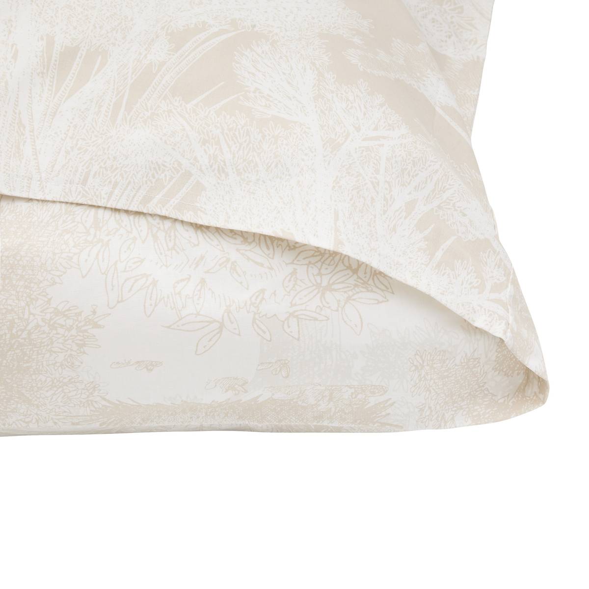 Bettw&auml;sche-Set "Jouy" Baumwolle, Leinenbeige, 240x220 cm Leinenbeige