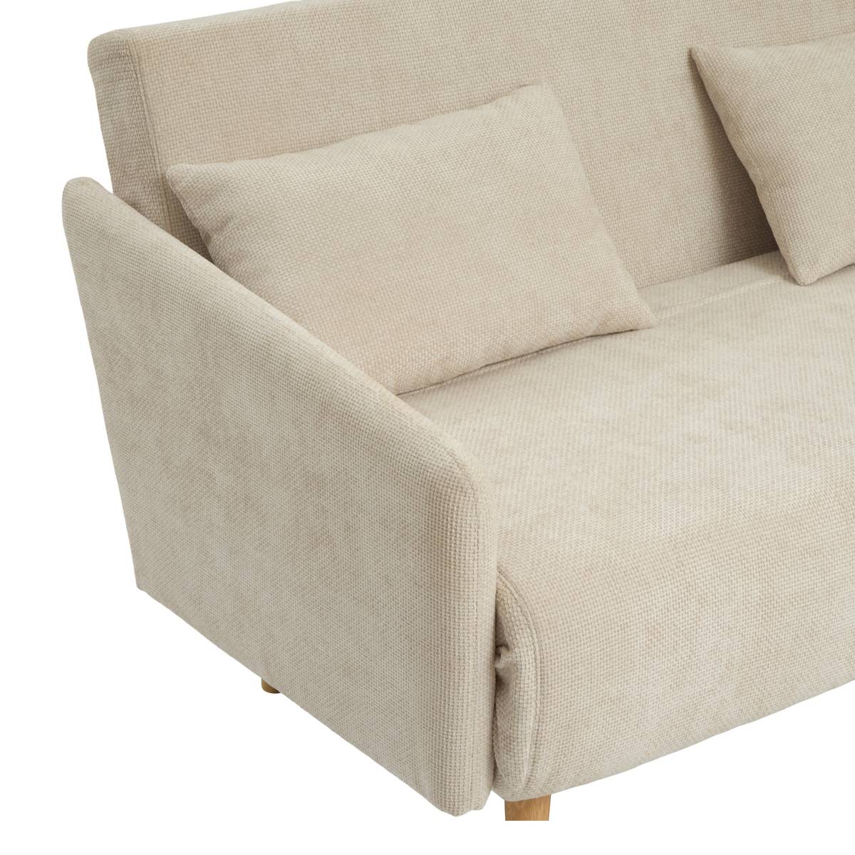 Schlafsofa "Milo" 2 Plätze Beige