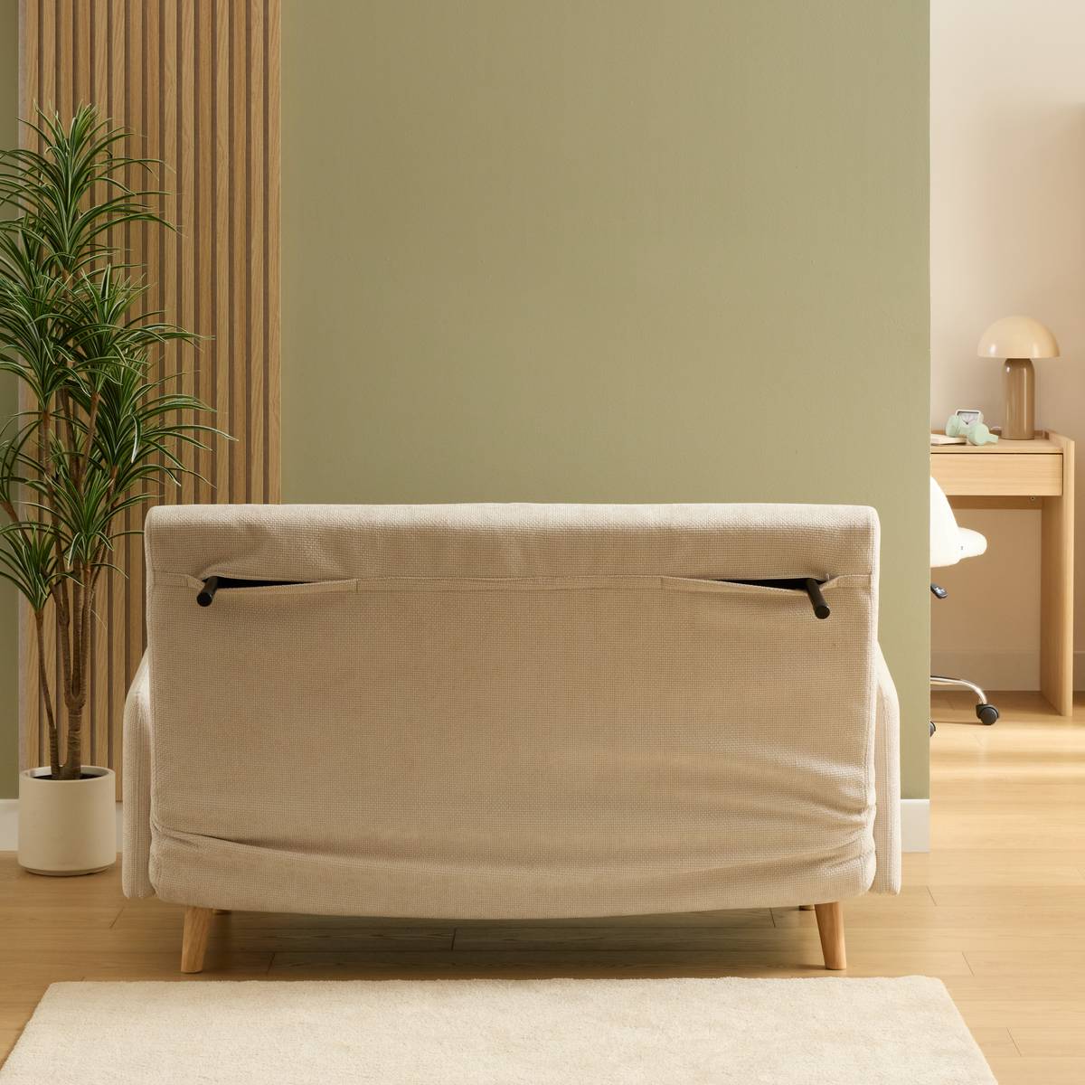 Schlafsofa "Milo" 2 Plätze Beige