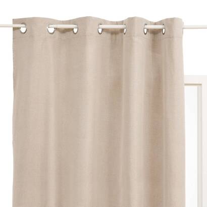 Verdunkelungsvorhang "darla" beige leinen, 260x140 cm