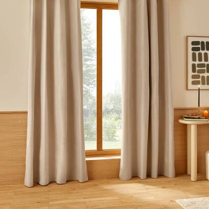 Verdunkelungsvorhang "darla" beige leinen, 260x140 cm