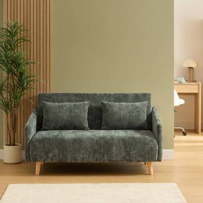 Schlafsofa "milo" zedern gr&uuml;n, 2-sitzer