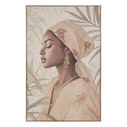 3d-leinwand "valerie" 75x116 cm, beige