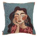 Kissen "Homy" Blau, 40x40 cm Blau