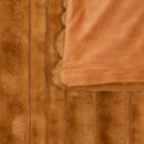 Kuscheldecke "Coti" Cognacbraun, 160x120 cm Cognacbraun