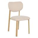 Set mit 2 St&uuml;hlen "Decia" H.83 cm Ivoire