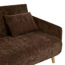 Schlafsofa "Milo" Tonka-Braun, 2-Sitzer Tonka-Braun