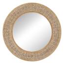 Spiegel "Nathan" Glas, Beige Schnur, D.90,5 cm String beige