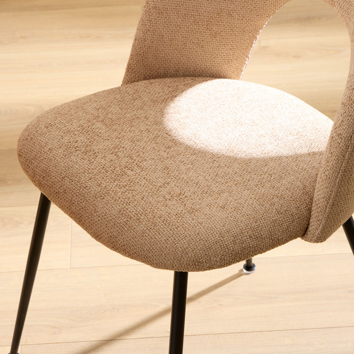 4er-Set St&uuml;hle "Raven" Stahl, Creme Cremefarben