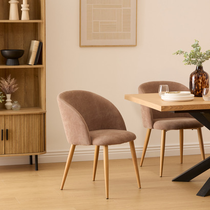 6er-set st&uuml;hle "celeste" stahl, taupegrau