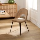 2er-Set St&uuml;hle "Raven" Stahl, Creme Cremefarben