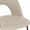 4er-Set St&uuml;hle "Raven" Stahl, Beige Beige