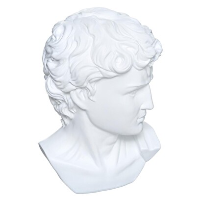 Statuette "david" wei&szlig;, h.25 cm