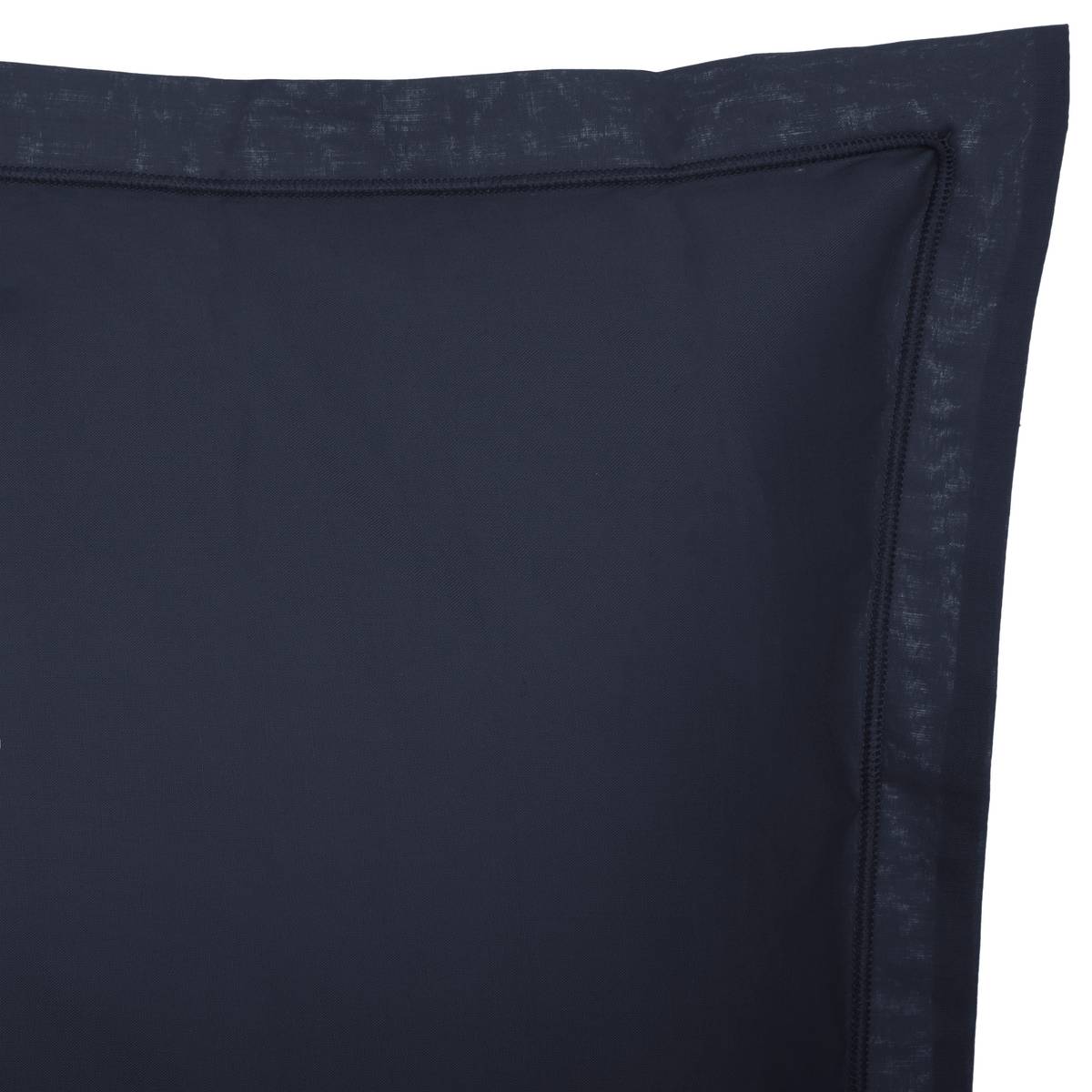 Kopfkissenbezug, Baumwolle Tintenblau, 63x63 cm Tintenblau