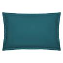 Kopfkissenbezug, Baumwolle Entenblau, 50x70 cm Entenblau