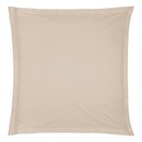 Kopfkissenbezug, Baumwolle Beige, 63x63 cm Beige
