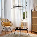 Sessel "Koeta" Rattan Natürliches Holz