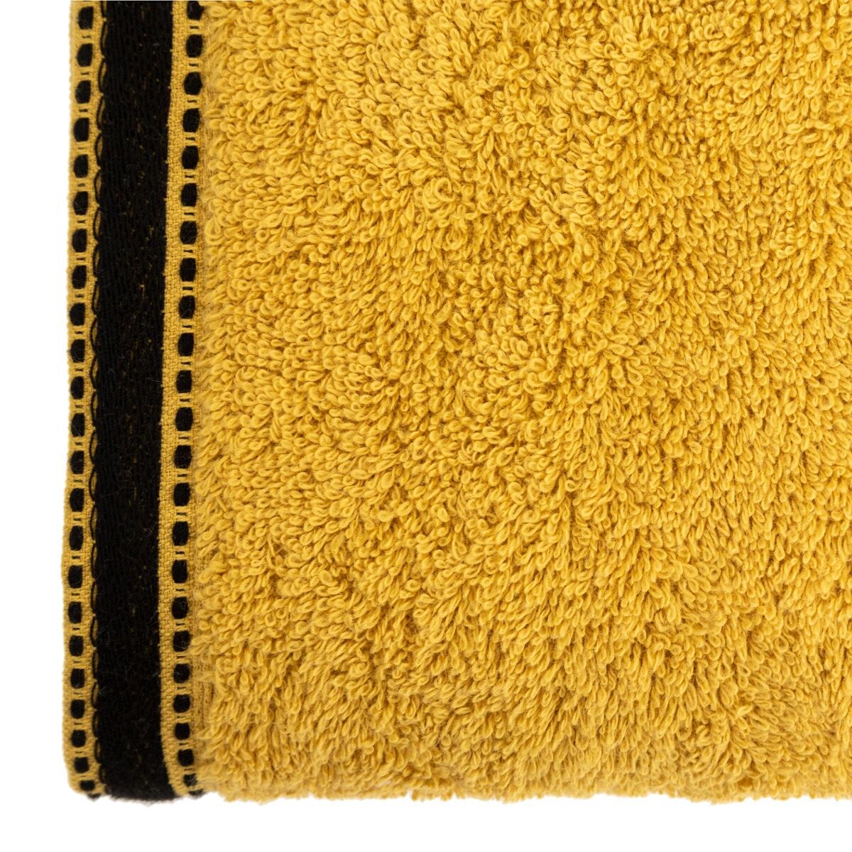 Badetuch "Joia" Gelb, 100x150 cm, 550 g/m&sup2; Senfgelb