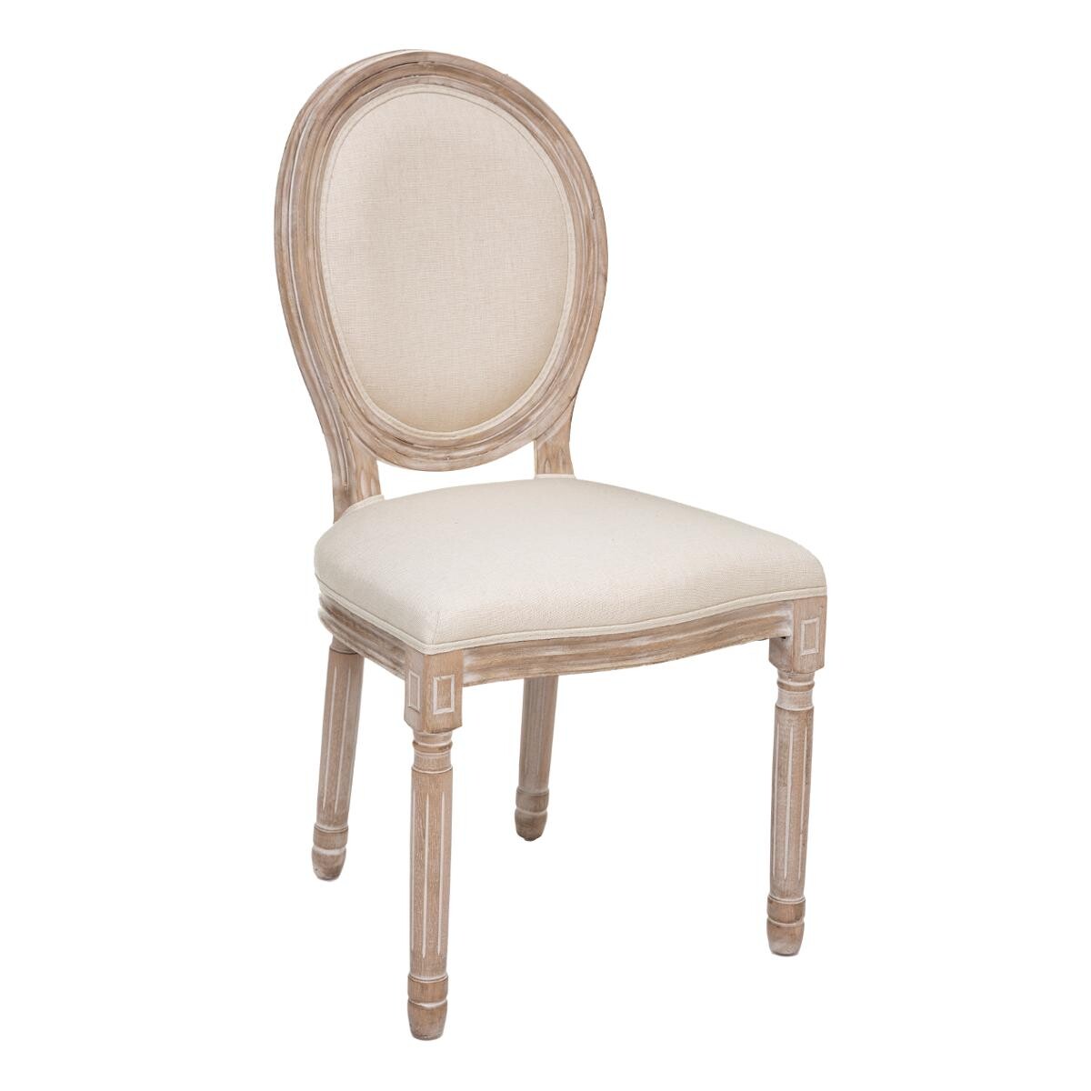 Stuhl "Cléon" Beige Beige