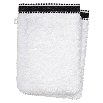 Waschlappen "joia" x2 wei&szlig;, 15x21 cm, 550 g/m&sup2;