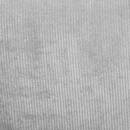 Cord-Sofa "Chris" 3 Pl&auml;tze, Grau Grau