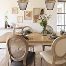 Stuhl "Cléon" Beige Beige