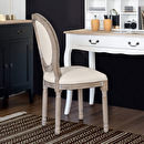 Stuhl "Cléon" Beige Beige