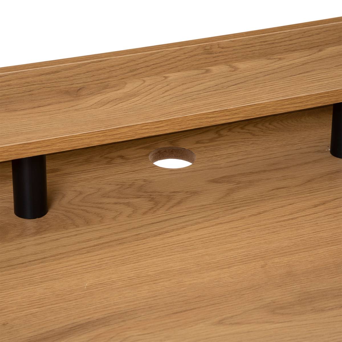Schreibtisch 1 Schublade "Josan" Eicheffekt, L.110 cm Beige