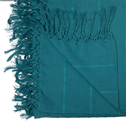Tagesdecke "anjali" entenblau, 250x230 cm