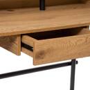Schreibtisch 1 Schublade "Josan" Eicheffekt, L.110 cm Beige