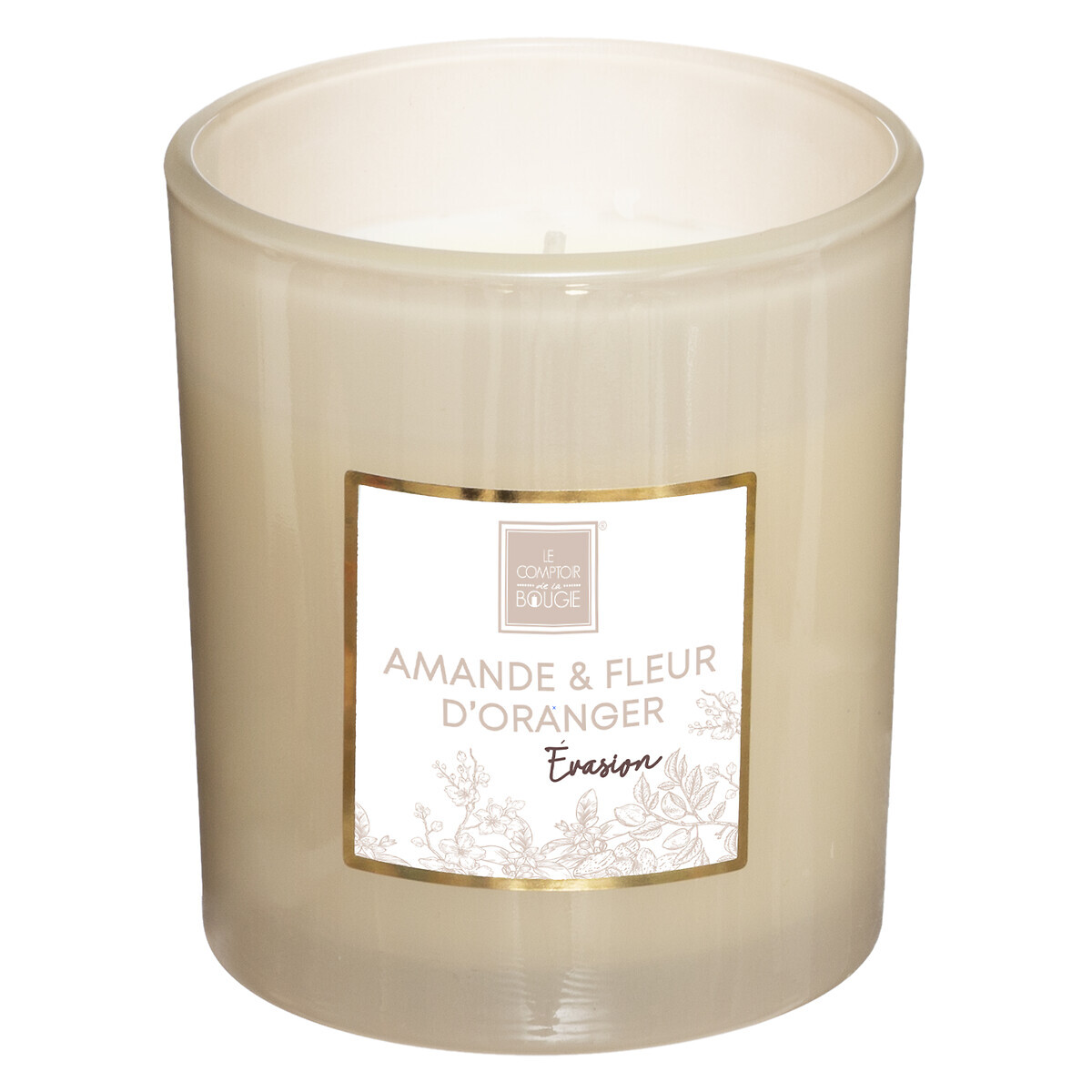 Duftkerze "Mael" Mandel und Orangenblüte, 190g Mandel und Orangenblüte