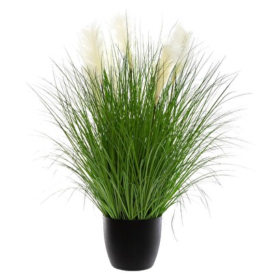 K&uuml;nstliches gras im topf h.105 cm