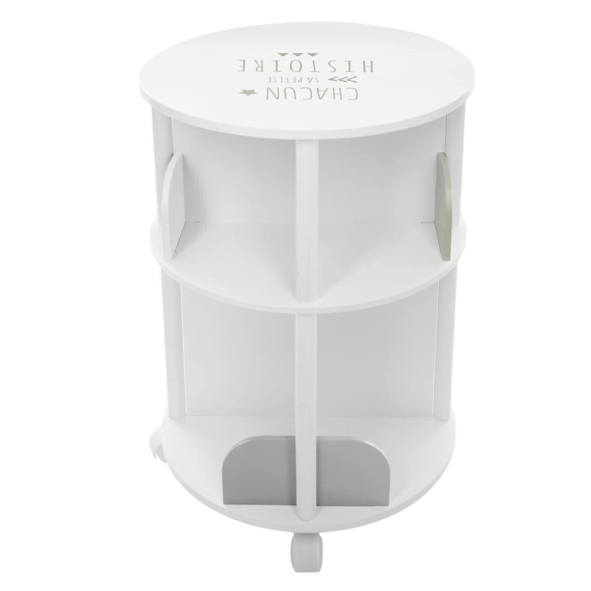 Runde Kinderbibliothek Grau, H.59 cm Grau
