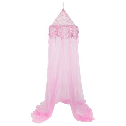 Kinderbett himmel "mademoiselle" rosa, 250x60 cm