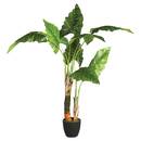 Künstlicher Bananenbaum H.120 cm Grün