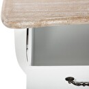 Kommode "Chrysa" Wei&szlig;, 3 Schubladen Wei&szlig;