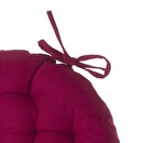 Runde Stuhlkissen Rot, D.38 cm Rot