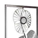Wanddekoration "Iria" Silber, 25x61 cm Mehrfarbig 1