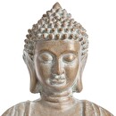 Sitzende 'Buddha'-Statue H.39 cm Beige