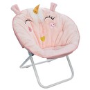 Klappbarer Kinderstuhl "Einhorn" Hellrosa Hellrosa