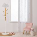 Kinder-Voile "Goldener Stern" 140x250 cm Rosa